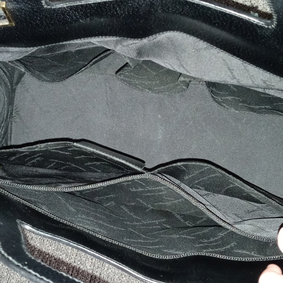 🖤VTG Ferragamo🖤 - BW-21 1850 Top Handle Nylon/Leather Bag - Picture 14 of 16